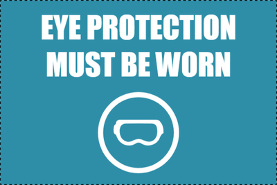 Custom Outdoor Yard Signs Multiple Sizes Eye Protection