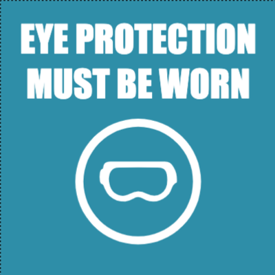 Custom Outdoor Yard Signs Multiple Sizes Eye Protection
