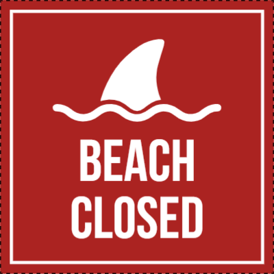 Custom Outdoor Yard Signs Multiple Sizes Beach Closed