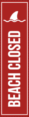 Custom Outdoor Yard Signs Multiple Sizes Beach Closed
