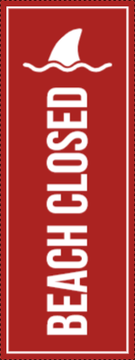 Custom Outdoor Yard Signs Multiple Sizes Beach Closed