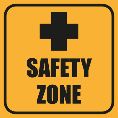 Custom Outdoor Yard Signs Multiple Sizes Safety Zone