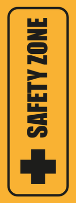 Custom Outdoor Yard Signs Multiple Sizes Safety Zone