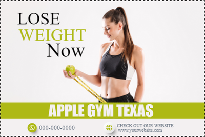 Custom Outdoor Yard Signs Multiple Sizes Loose Weight Now