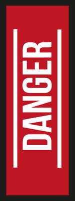 Custom Outdoor Yard Signs Multiple Sizes Danger