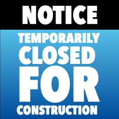 Custom Outdoor Yard Signs Multiple Sizes Temporary Closed
