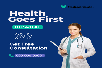 Custom Outdoor Yard Signs Multiple Sizes Health Goes First