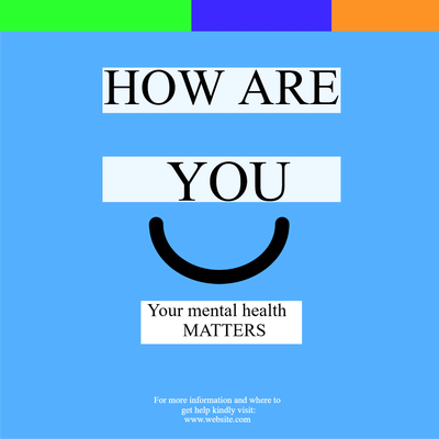 Custom Outdoor Yard Signs Multiple Sizes Mental Health Matters