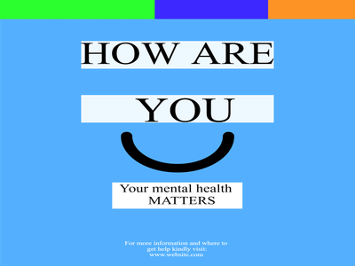 Custom Outdoor Yard Signs Multiple Sizes Mental Health Matters