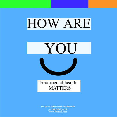 Custom Outdoor Yard Signs Multiple Sizes Mental Health Matters