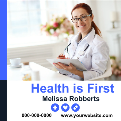 Custom Outdoor Yard Signs Multiple Sizes Health First