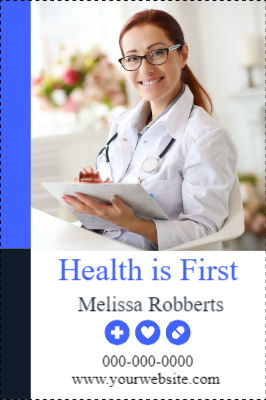 Custom Outdoor Yard Signs Multiple Sizes Health First