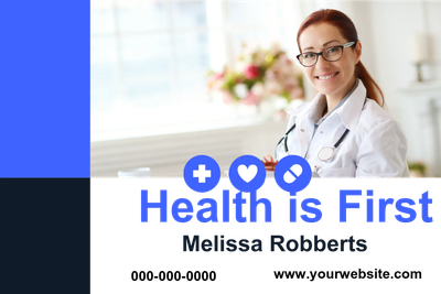 Custom Outdoor Yard Signs Multiple Sizes Health First