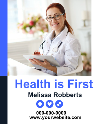Custom Outdoor Yard Signs Multiple Sizes Health First