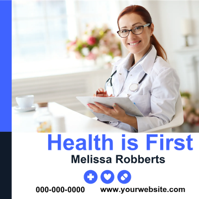 Custom Outdoor Yard Signs Multiple Sizes Health First