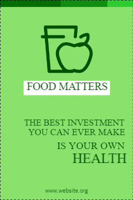 Custom Outdoor Yard Signs Multiple Sizes Food Matters