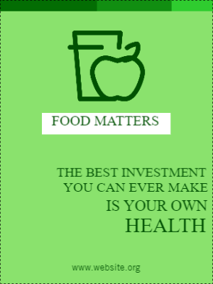 Custom Outdoor Yard Signs Multiple Sizes Food Matters