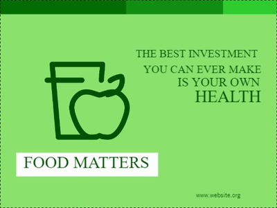 Custom Outdoor Yard Signs Multiple Sizes Food Matters
