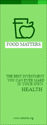 Custom Outdoor Yard Signs Multiple Sizes Food Matters