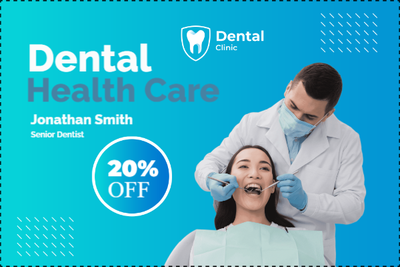 Custom Outdoor Yard Signs Multiple Sizes Dental Health Care