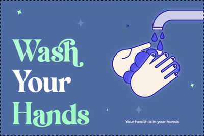 Custom Outdoor Yard Signs Multiple Sizes Wash Your Hands