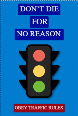 Custom Outdoor Yard Signs Multiple Sizes Obey Traffic Rules
