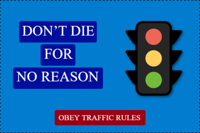 Custom Outdoor Yard Signs Multiple Sizes Obey Traffic Rules