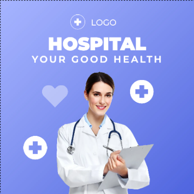 Custom Outdoor Yard Signs Multiple Sizes Hospital Good Health