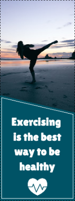 Custom Outdoor Yard Signs Multiple Sizes Exercising Is Healthy