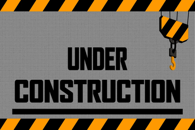 Custom Outdoor Yard Signs Multiple Sizes Under Construction