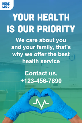 Custom Outdoor Yard Signs Multiple Sizes Sterile Gloves
