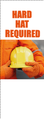 Custom Outdoor Yard Signs Multiple Sizes Hard Hat Required