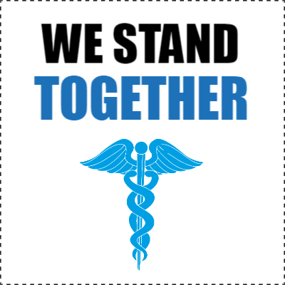 Custom Outdoor Yard Signs Multiple Sizes We Stand Together
