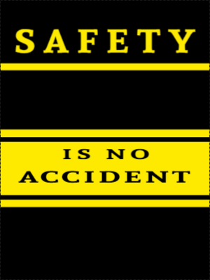 Custom Outdoor Yard Signs Multiple Sizes Safety No Accident