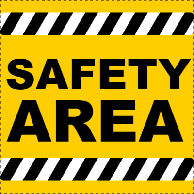 Custom Outdoor Yard Signs Multiple Sizes Safety Area