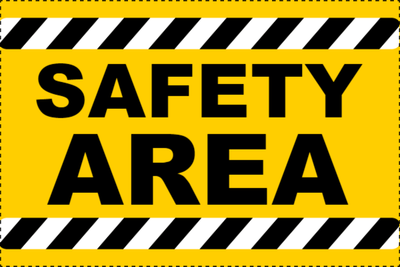 Custom Outdoor Yard Signs Multiple Sizes Safety Area