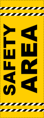 Custom Outdoor Yard Signs Multiple Sizes Safety Area
