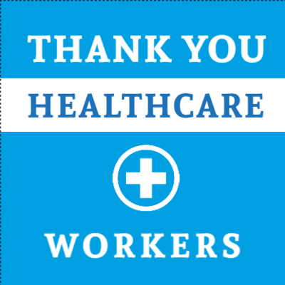 Custom Outdoor Yard Signs Multiple Sizes Health Care Workers
