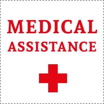 Custom Outdoor Yard Signs Multiple Sizes Medical Assistance
