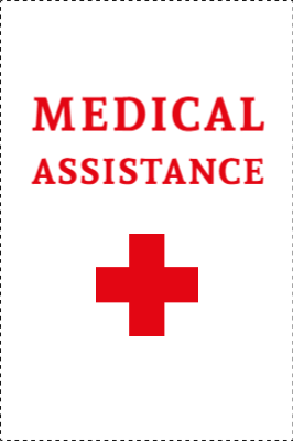 Custom Outdoor Yard Signs Multiple Sizes Medical Assistance