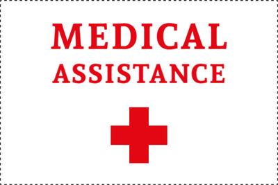 Custom Outdoor Yard Signs Multiple Sizes Medical Assistance