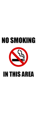 Custom Outdoor Yard Signs Multiple Sizes No Smoking Area