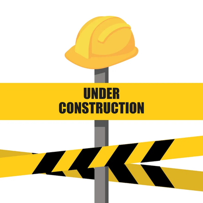 Custom Outdoor Yard Signs Multiple Sizes Under Construction