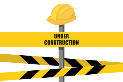 Custom Outdoor Yard Signs Multiple Sizes Under Construction