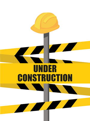 Custom Outdoor Yard Signs Multiple Sizes Under Construction