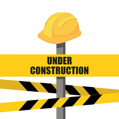 Custom Outdoor Yard Signs Multiple Sizes Under Construction