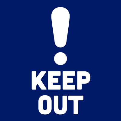 Custom Outdoor Yard Signs Multiple Sizes Keep Out Signs