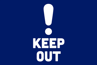 Custom Outdoor Yard Signs Multiple Sizes Keep Out Signs