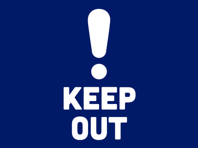 Custom Outdoor Yard Signs Multiple Sizes Keep Out Signs