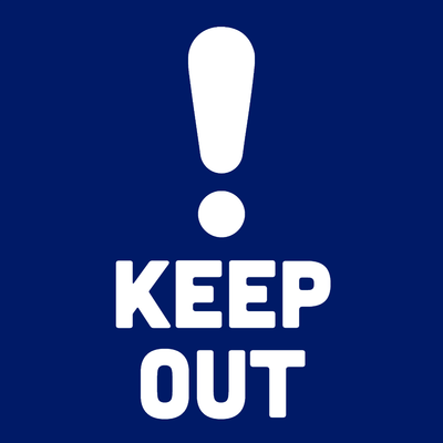 Custom Outdoor Yard Signs Multiple Sizes Keep Out Signs